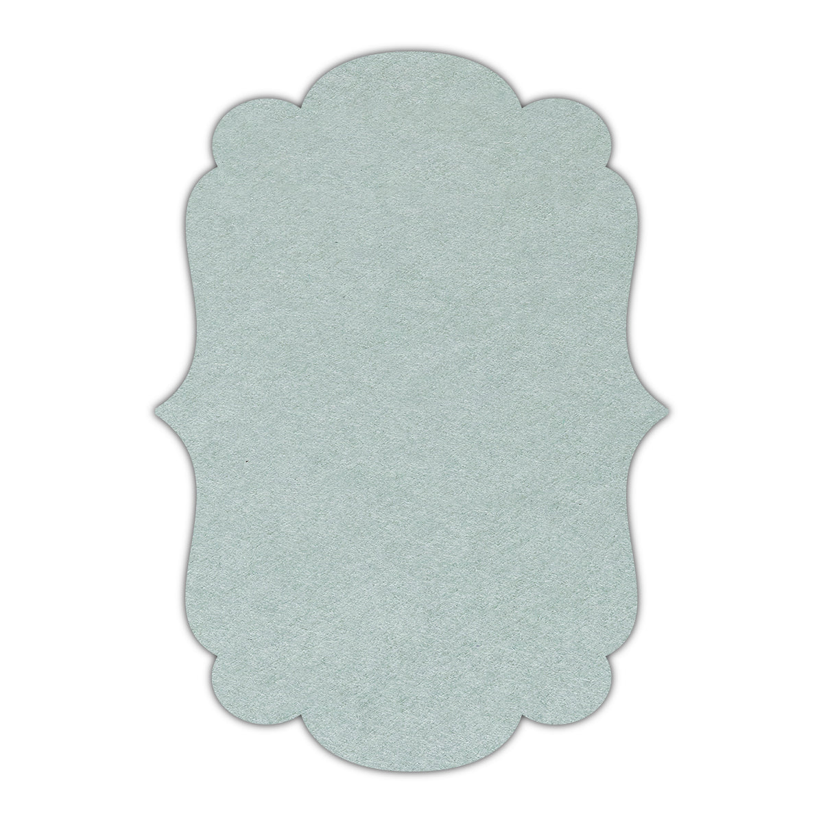CMYK Print on Powder Green Cardstock | Shape P1 | 8.5" x 11"