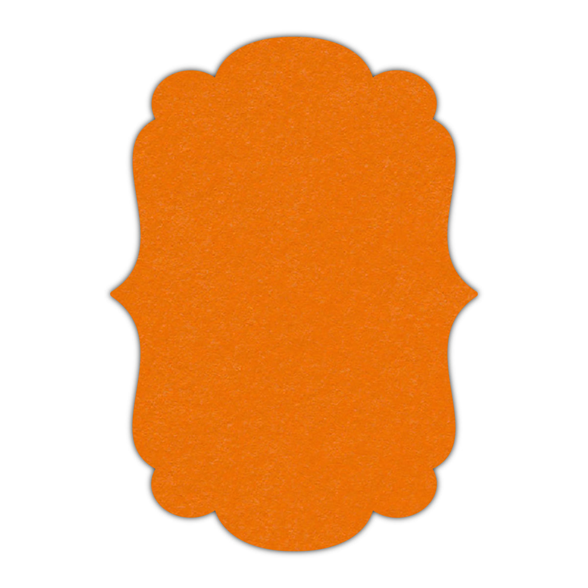 CMYK Print on Pumpkin Cardstock | Shape P1 | 3" x 5"