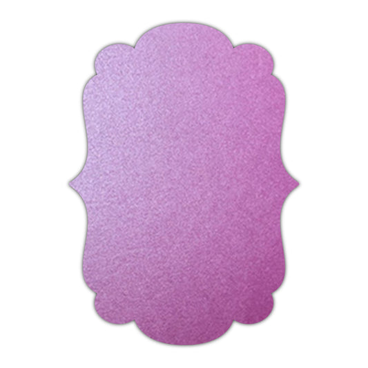 CMYK Print on Shimmer Punch Cardstock | Shape P1 | 8" x 10"