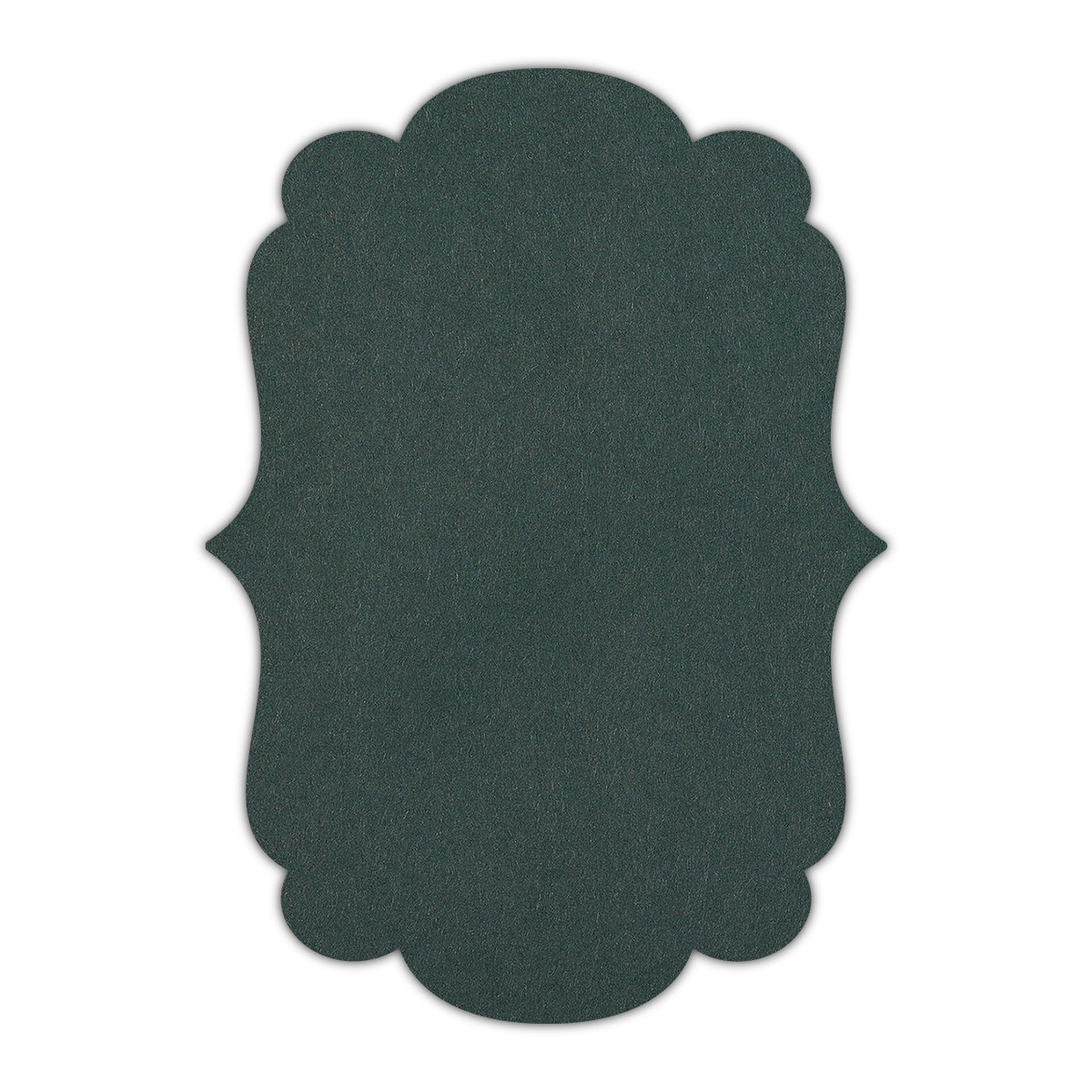 CMYK Print on Racing Green Cardstock | Shape P1 | 6" x 9"