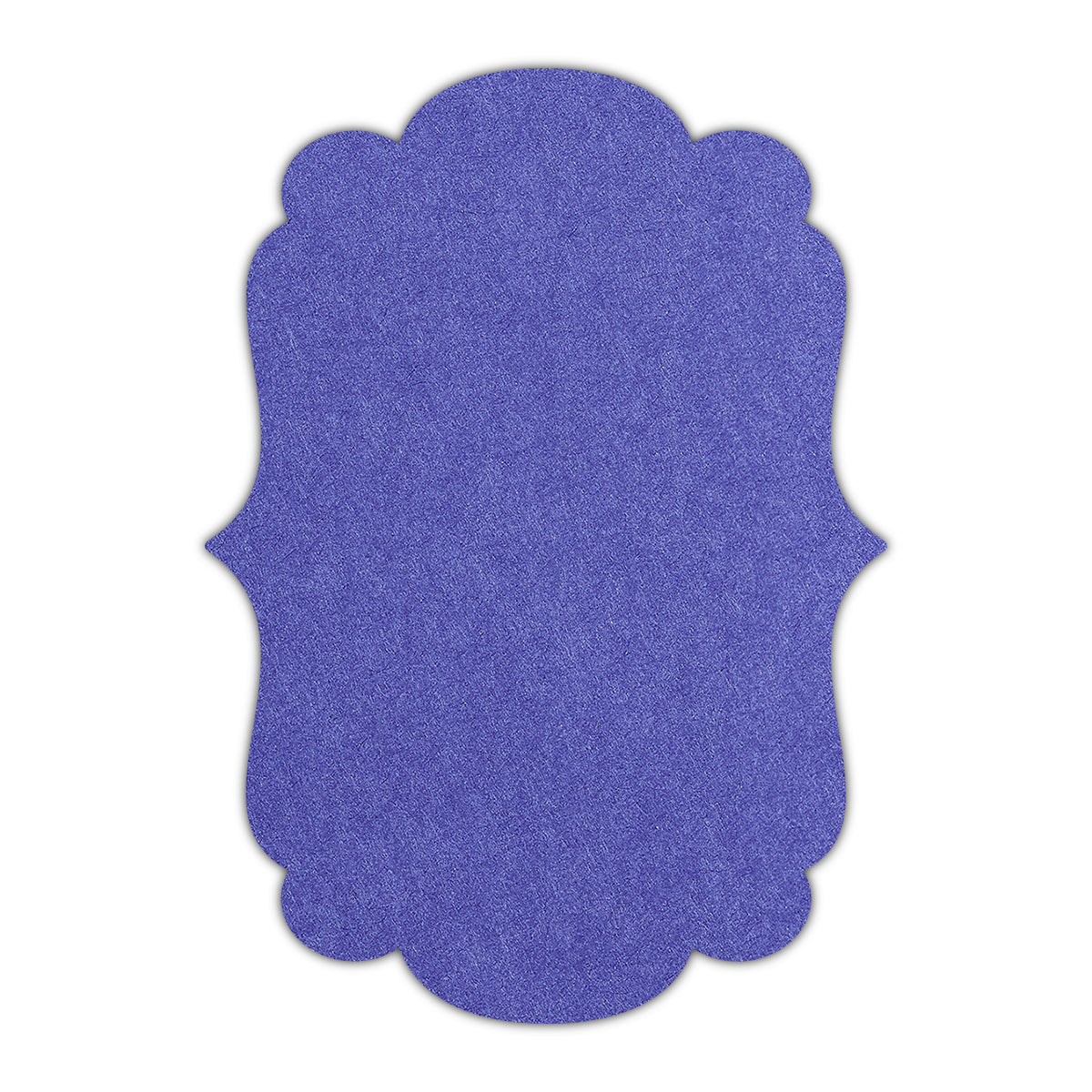 CMYK Print on Royal Blue Cardstock | Shape P1 | 3.5" x 5"