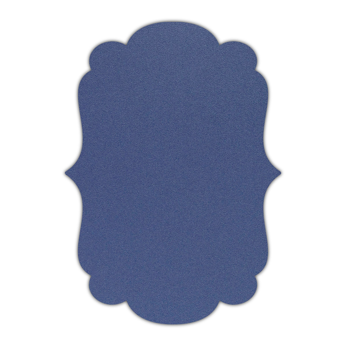 CMYK Print on Shimmer Sapphire Cardstock | Shape P1 | 6" x 6"