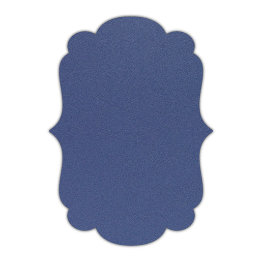 CMYK Print on Shimmer Sapphire Cardstock | Shape P1 | 8" x 10"