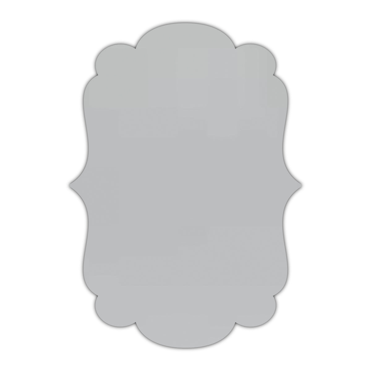 CMYK Print on Shimmer Silver Cardstock | Shape P1 | 7.25" x 7.25"