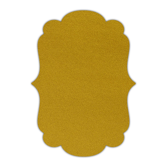 CMYK Print on Shimmer Super Gold Cardstock | Shape P1 | 8" x 10"