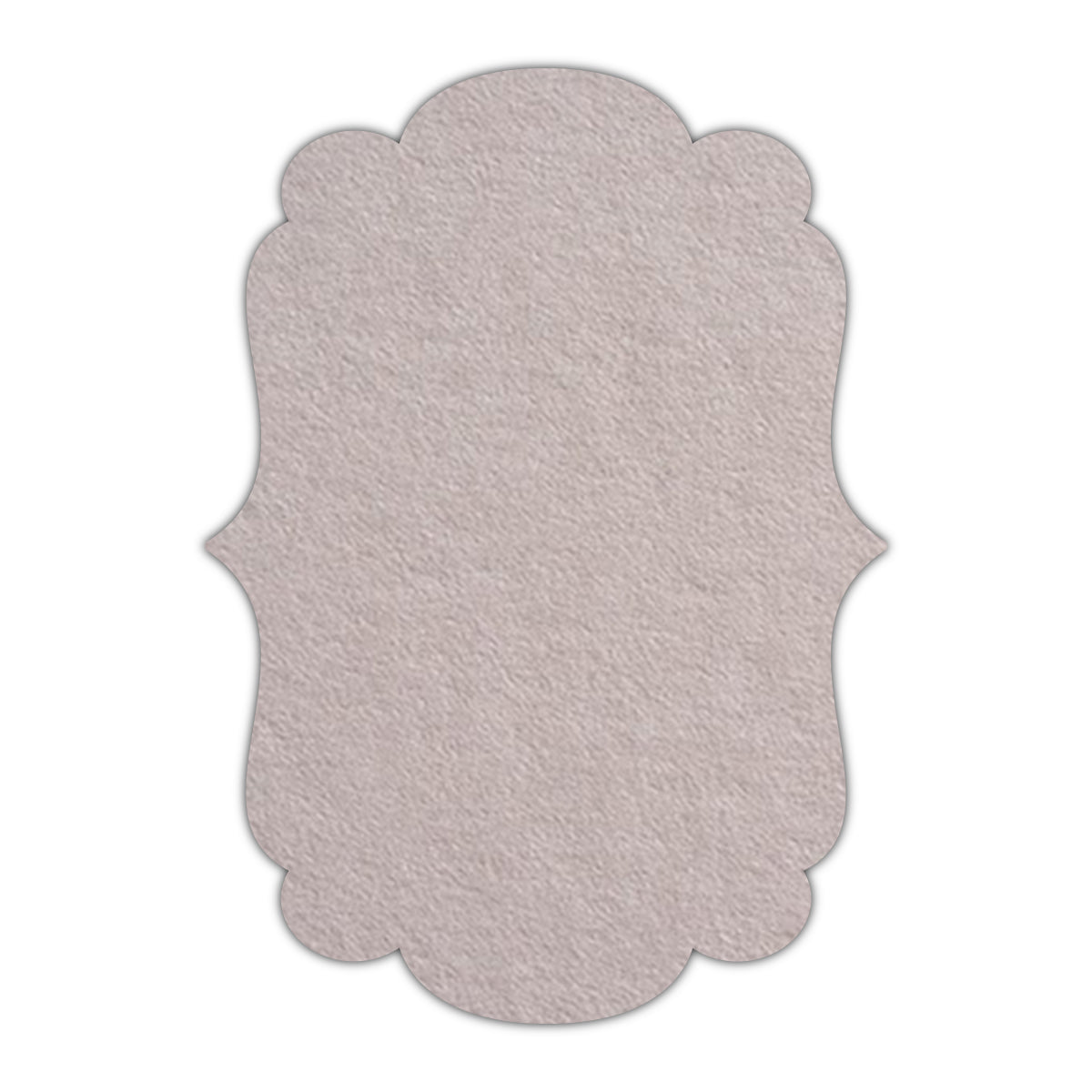 CMYK Print on Timberwolf Gray Cardstock | Shape P1 | 5" x 8"