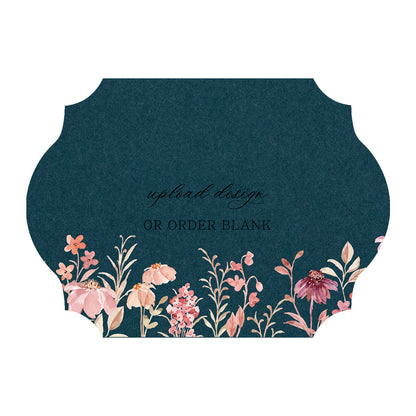 Custom Wedding Prints on Diecut Shaped Cardstock | Shape P202
