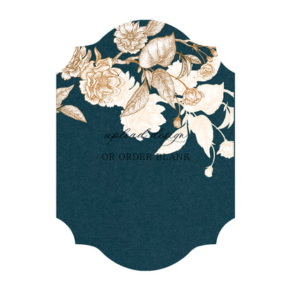 Custom Wedding Prints on Diecut Shaped Cardstock | Shape P202
