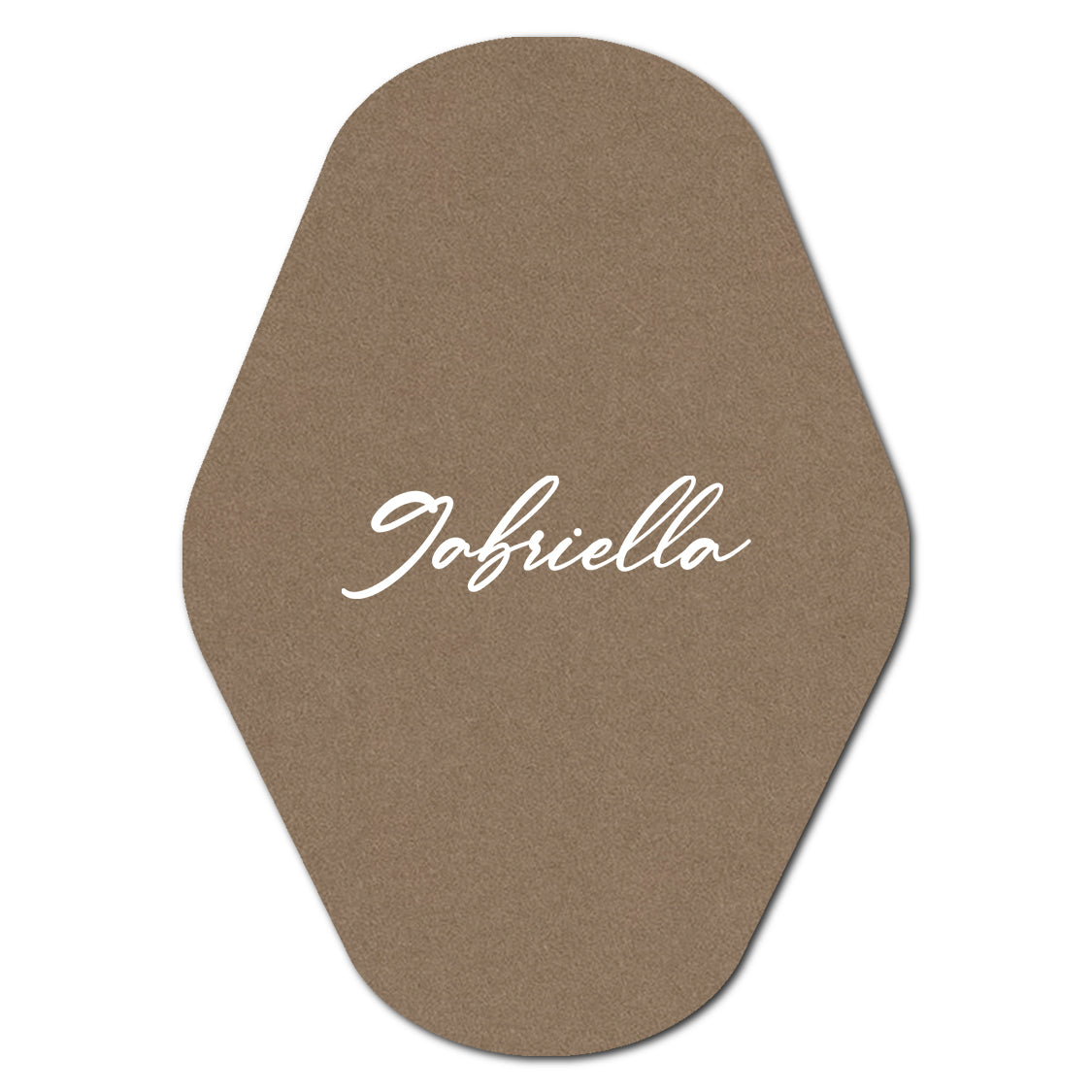 Individually Personalized Wedding Prints on Diecut Cardstock - Shape P203