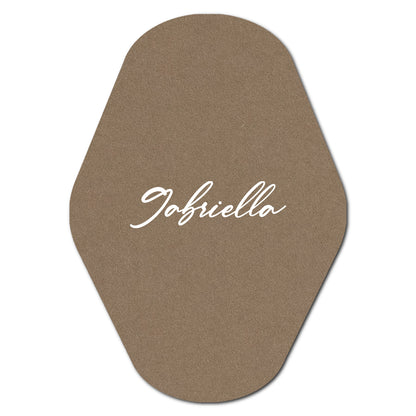 Individually Personalized Wedding Prints on Diecut Cardstock - Shape P203