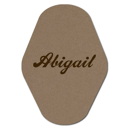 Individually Personalized Wedding Prints on Diecut Cardstock - Shape P203