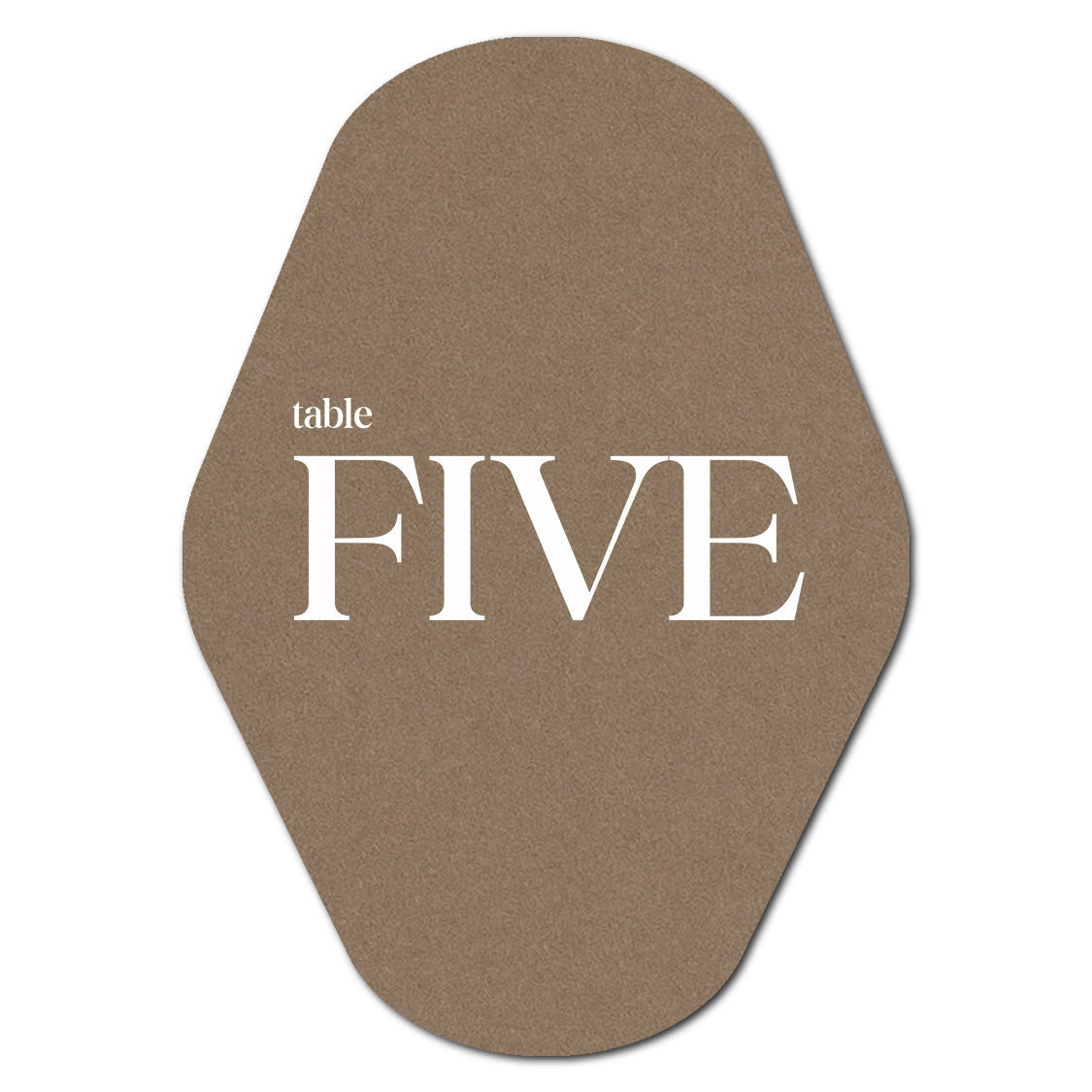 Individually Personalized Wedding Prints on Diecut Cardstock - Shape P203