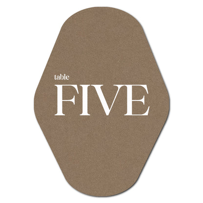 Individually Personalized Wedding Prints on Diecut Cardstock - Shape P203
