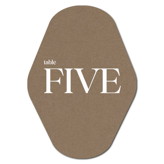 Individually Personalized Wedding Prints on Diecut Cardstock - Shape P203