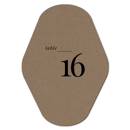 Individually Personalized Wedding Prints on Diecut Cardstock - Shape P203