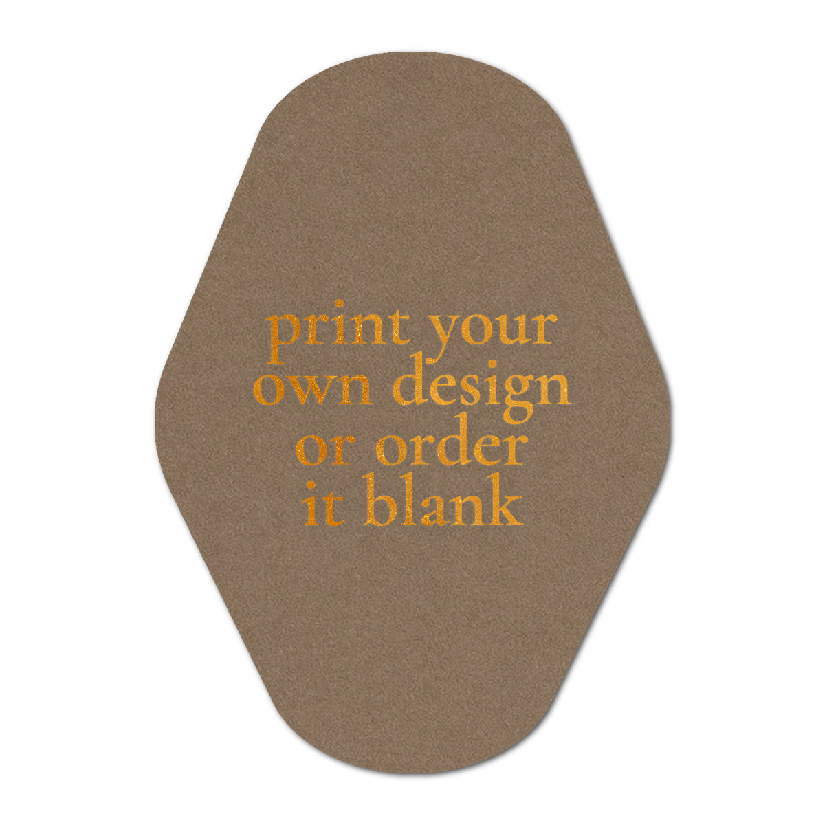 Custom Wedding Prints on Diecut Shaped Cardstock | Shape P203