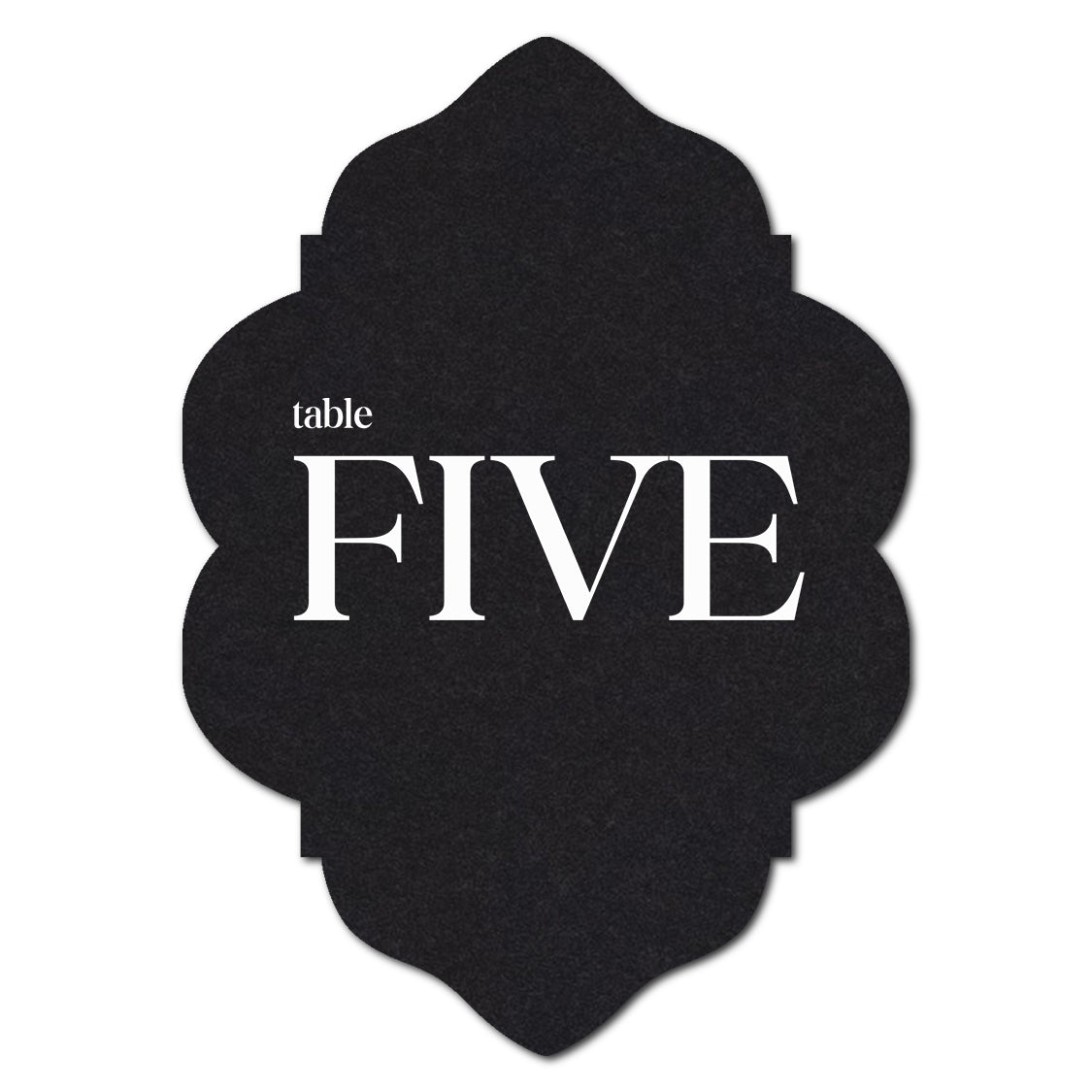 Individually Personalized Wedding Prints on Diecut Cardstock - Shape P204