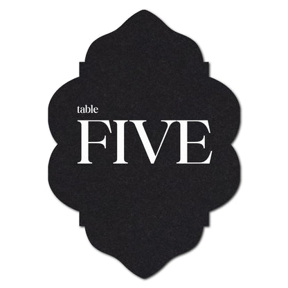 Individually Personalized Wedding Prints on Diecut Cardstock - Shape P204