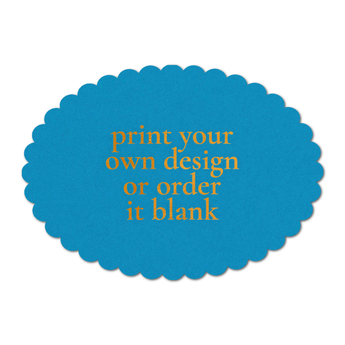 Custom Wedding Prints on Diecut Shaped Cardstock | Shape P205