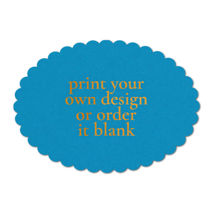 Custom Wedding Prints on Diecut Shaped Cardstock | Shape P205