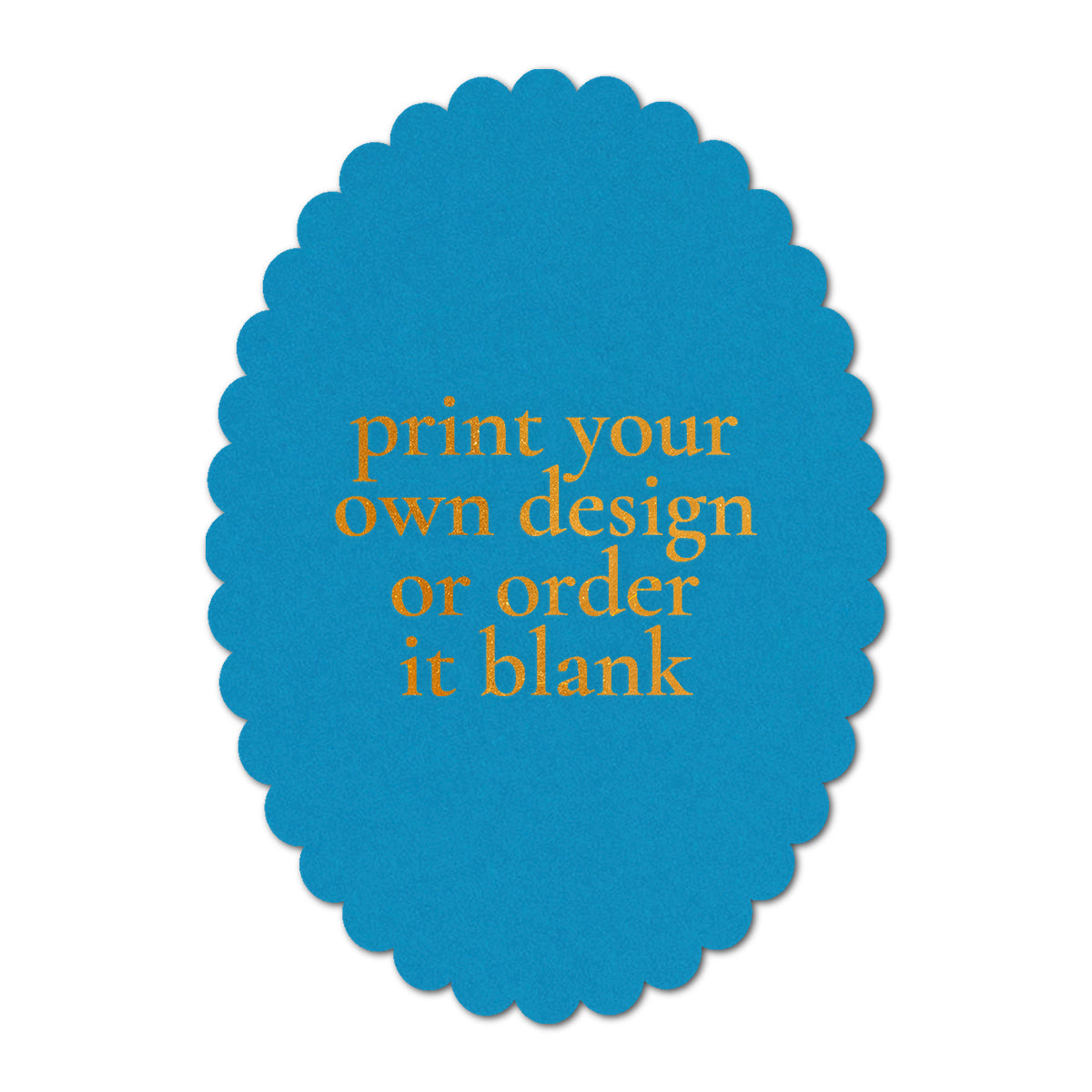Custom Wedding Prints on Diecut Shaped Cardstock | Shape P205