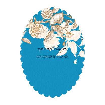Custom Wedding Prints on Diecut Shaped Cardstock | Shape P205