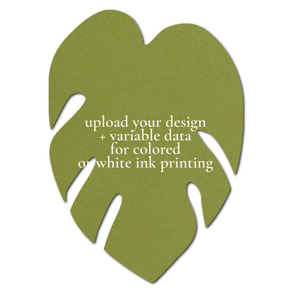 Individually Personalized Wedding Prints on Diecut Cardstock - Shape P206