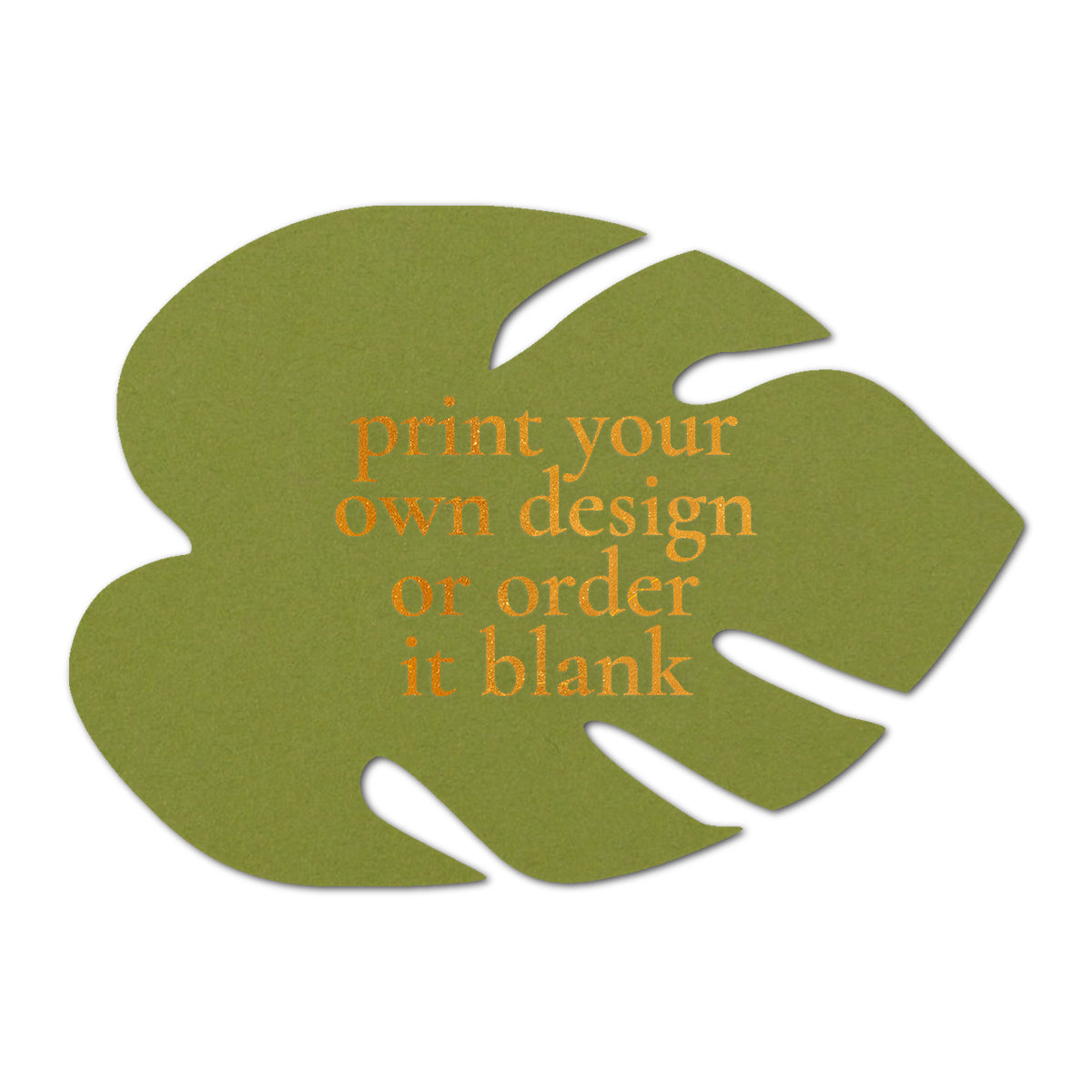 Custom Wedding Prints on Diecut Shaped Cardstock | Shape P206