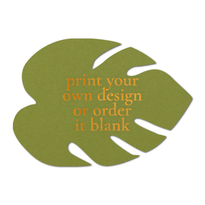Custom Wedding Prints on Diecut Shaped Cardstock | Shape P206