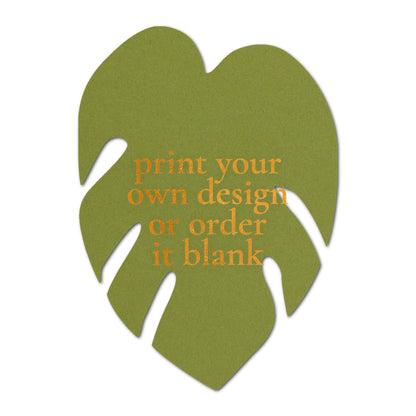 Custom Wedding Prints on Diecut Shaped Cardstock | Shape P206