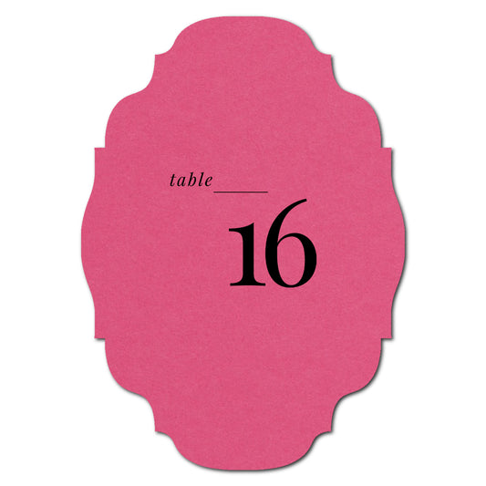 Individually Personalized Wedding Prints on Diecut Cardstock - Shape P208