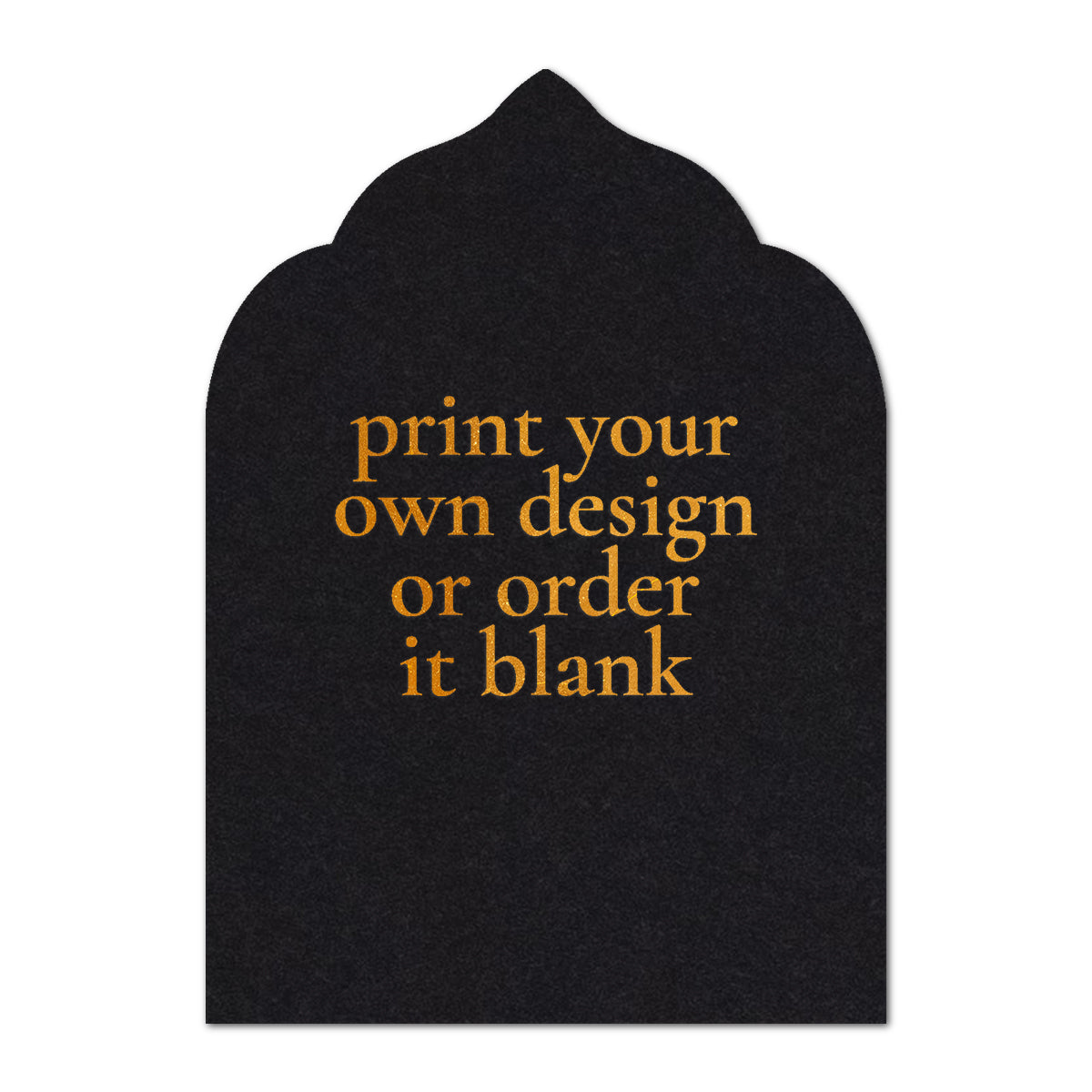 Custom Wedding Prints on Diecut Shaped Cardstock | Shape P209