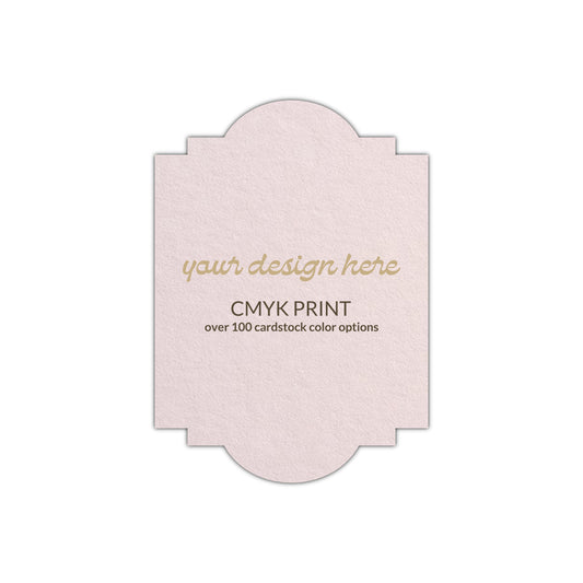 Shape P20 Diecut Card | CMYK Print | 2.5" x 3.5"