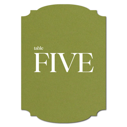 Individually Personalized Wedding Prints on Diecut Cardstock - Shape P20