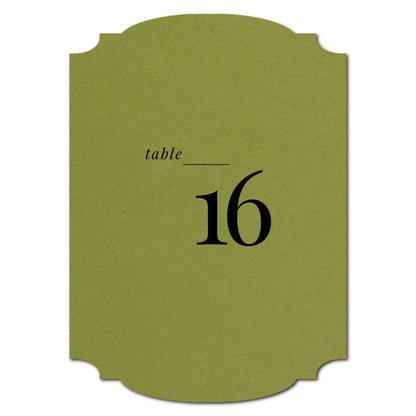 Individually Personalized Wedding Prints on Diecut Cardstock - Shape P20