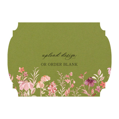 Custom Wedding Prints on Diecut Shaped Cardstock | Shape P20