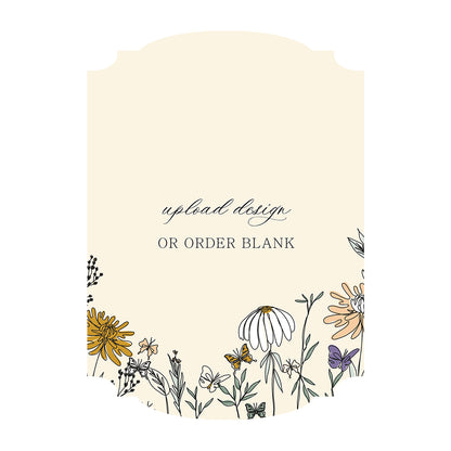 Custom Wedding Prints on Diecut Shaped Cardstock | Shape P20