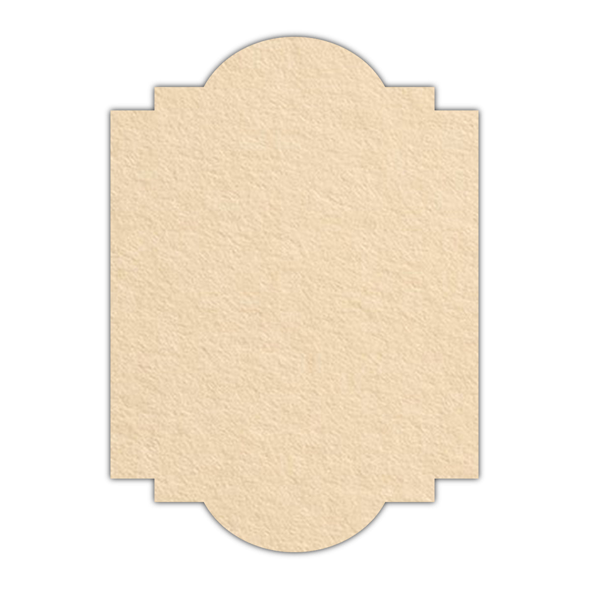 CMYK Print on Antique Ivory Cardstock | Shape P20 | 8" x 10"