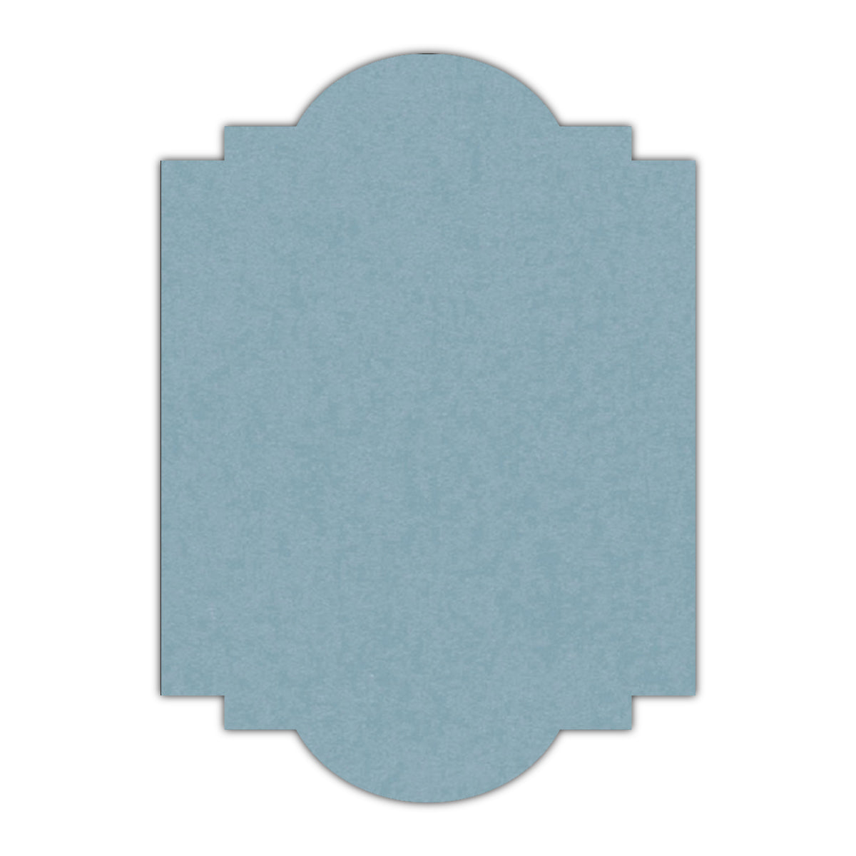 CMYK Print on Baltic Sea Cardstock | Shape P20 | 3" x 4"