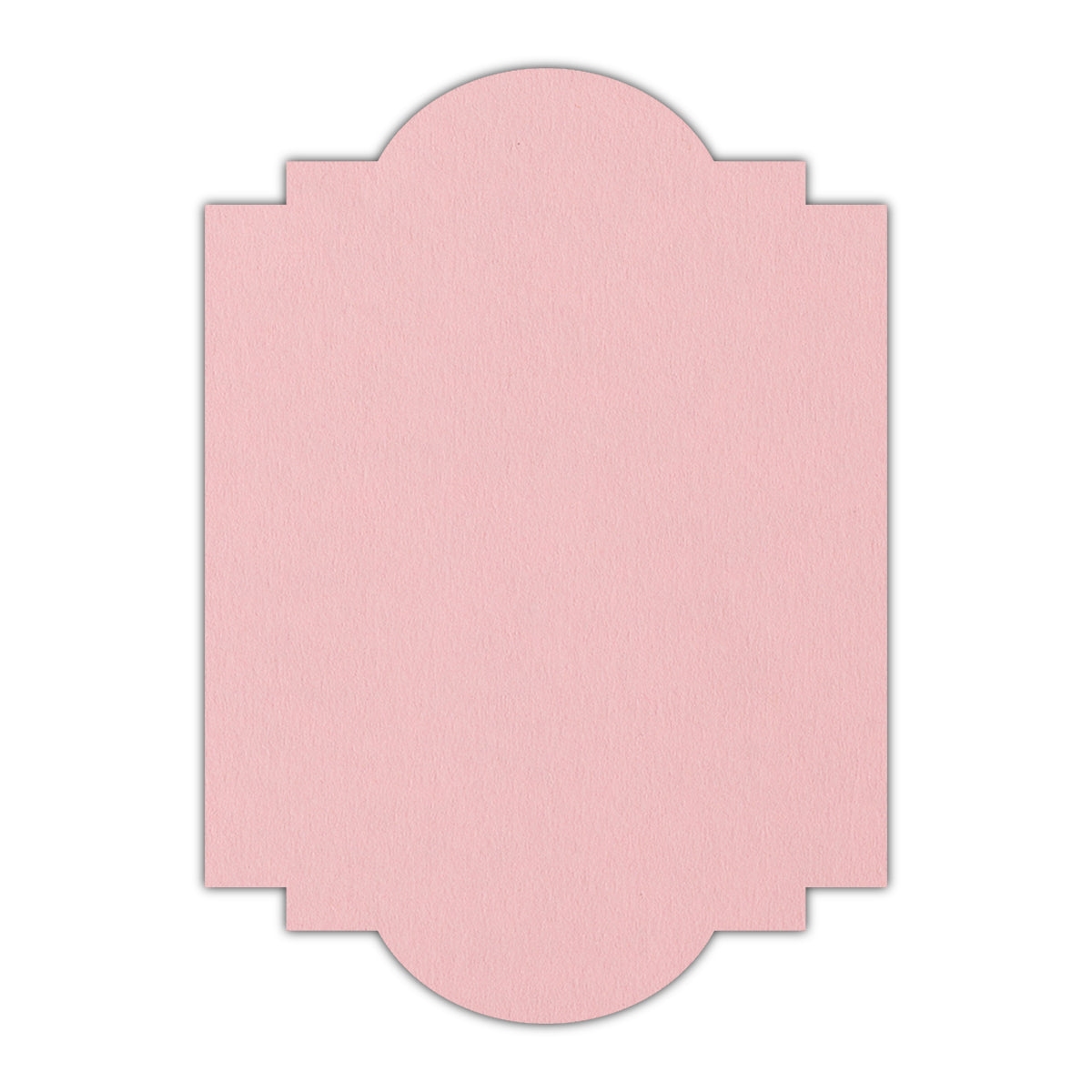 CMYK Print on Candy Pink Cardstock | Shape P20 | 5" x 8"