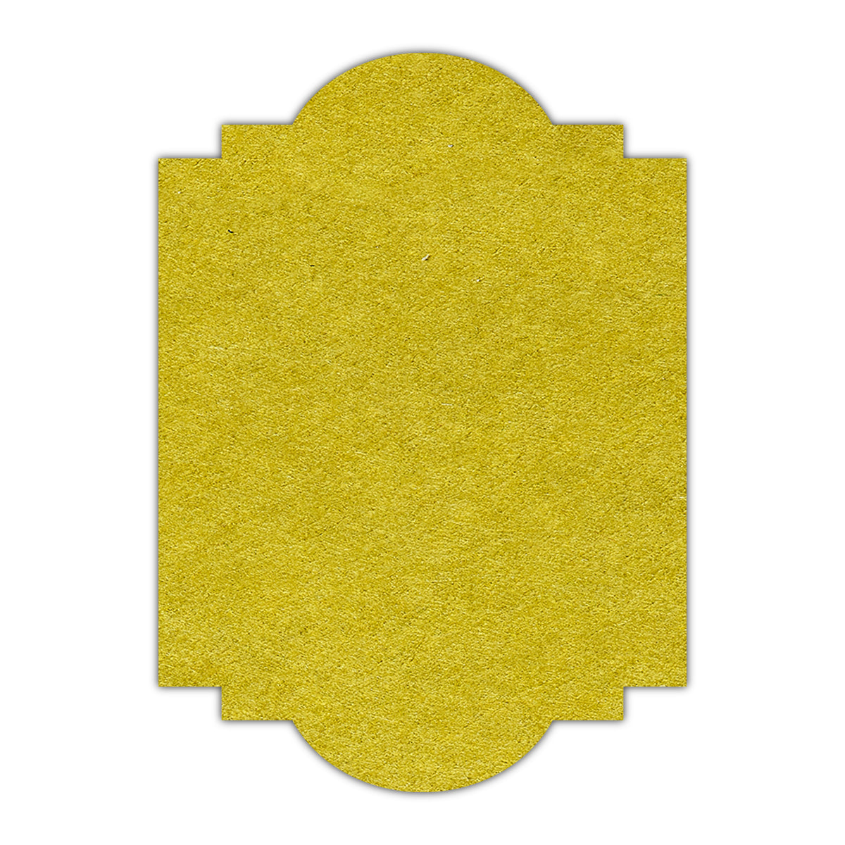 CMYK Print on Chartreuse Cardstock | Shape P20 | 5" x 8"