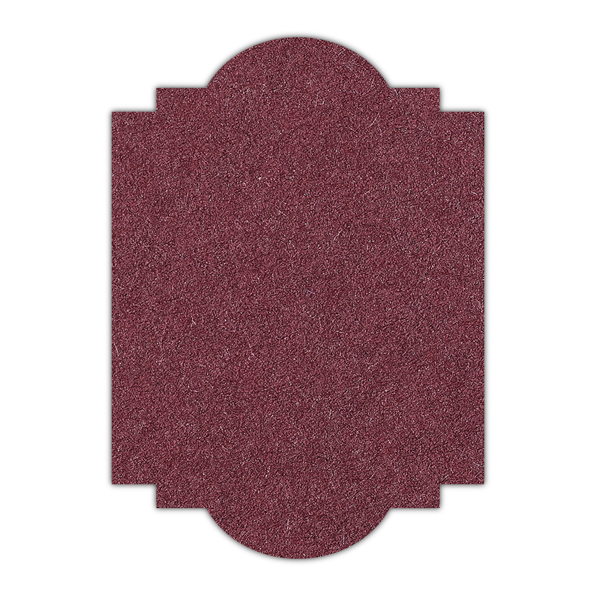 CMYK Print on Claret Cardstock | Shape P20 | 2" x 3"