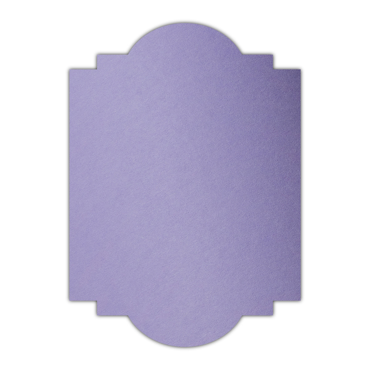 CMYK Print on Lavender Cardstock | Shape P20 | 2" x 3.5"