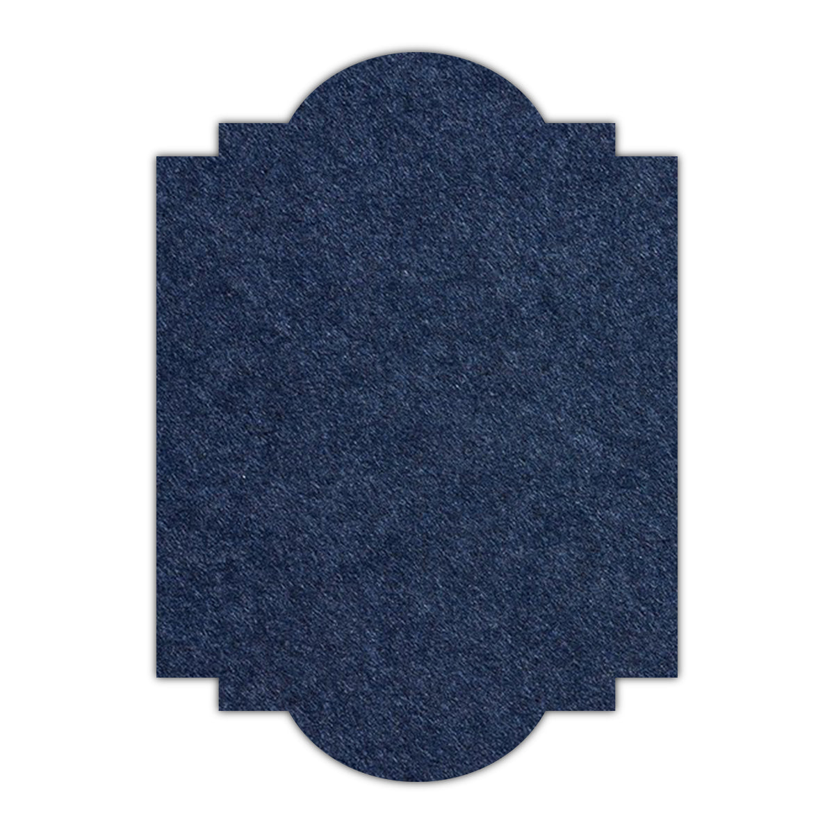 CMYK Print on Midnight Blue Cardstock | Shape P20 | 3" x 5"