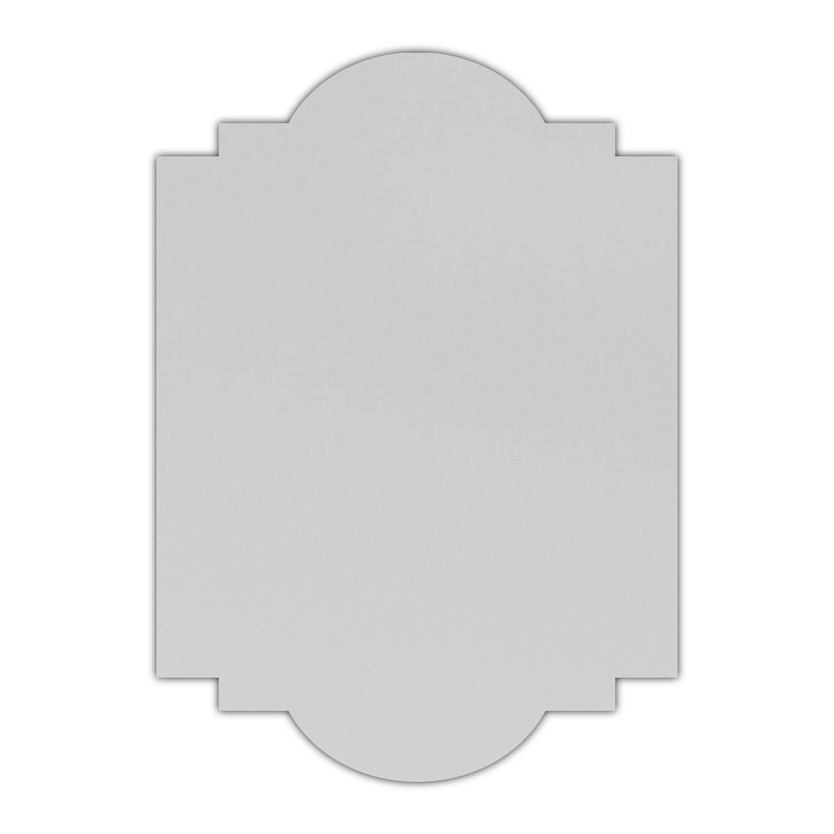 CMYK Print on Shimmer Moonstone Cardstock | Shape P20 | 3" x 5"