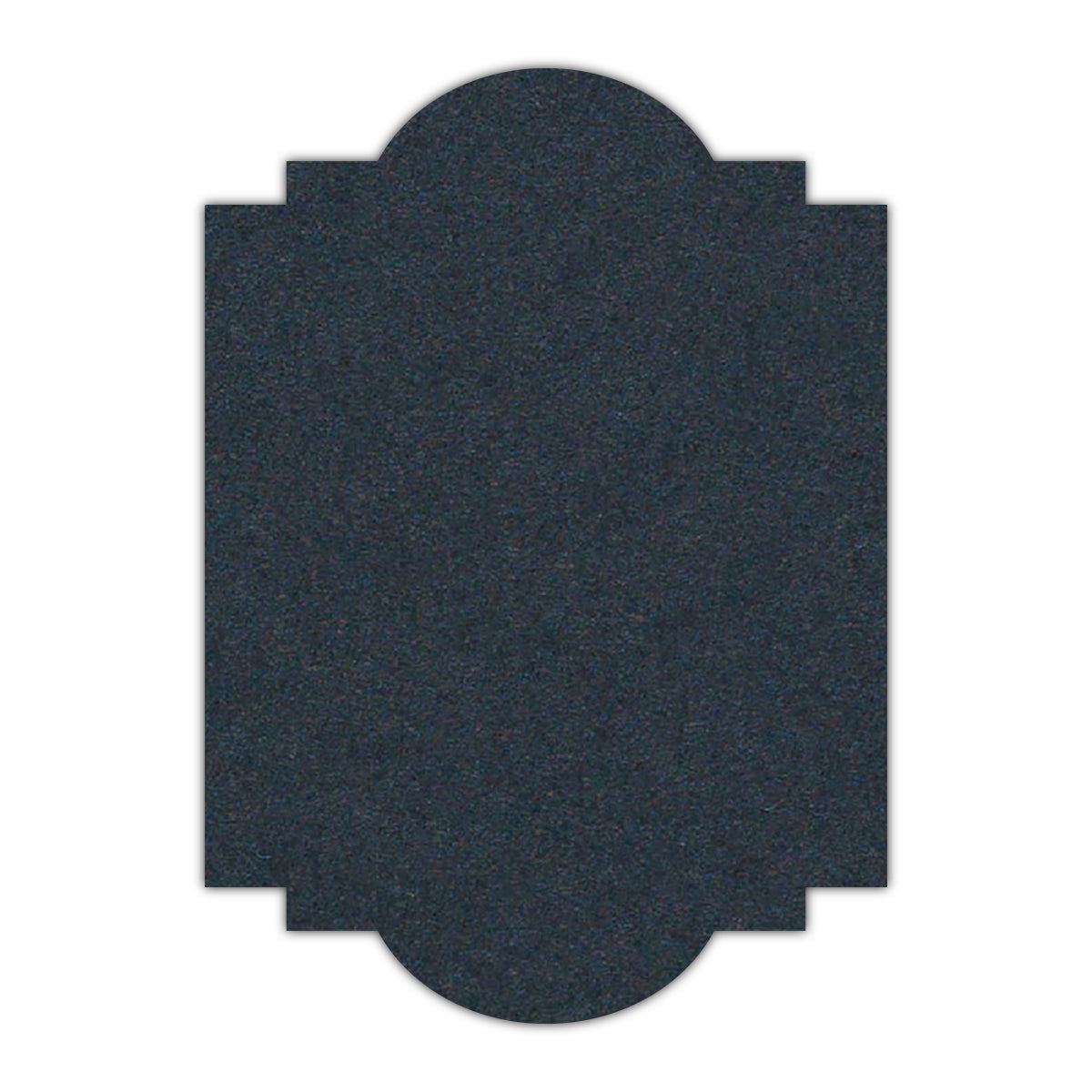 CMYK Print on Navy Blue Cardstock | Shape P20 | 11" x 14"