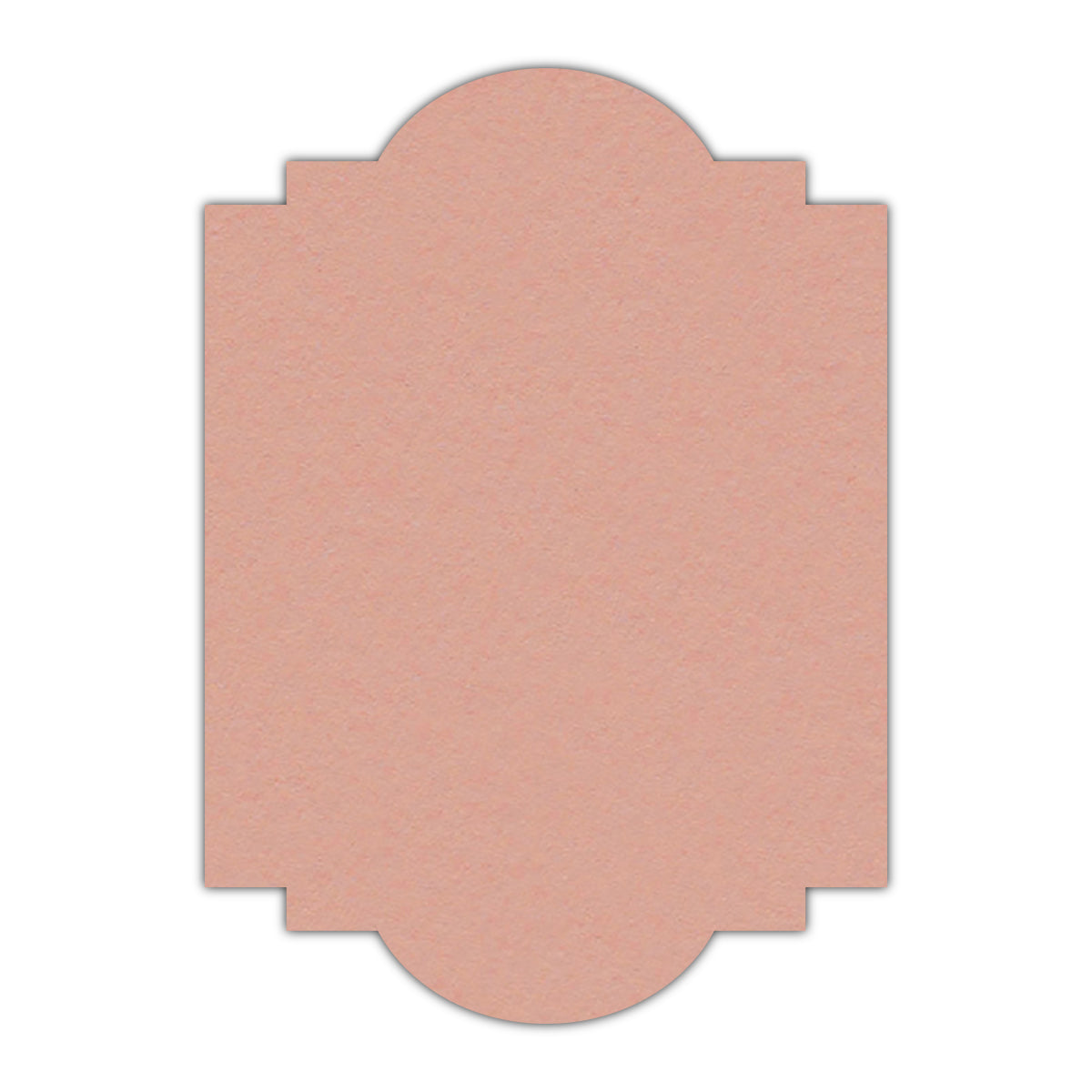 CMYK Print on Old Rose Cardstock | Shape P20 | 3" x 4"