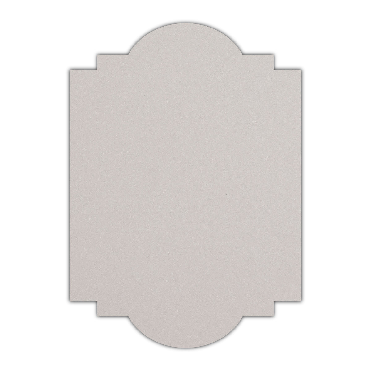 CMYK Print on Pale Grey Cardstock | Shape P20 | 2" x 3.5"