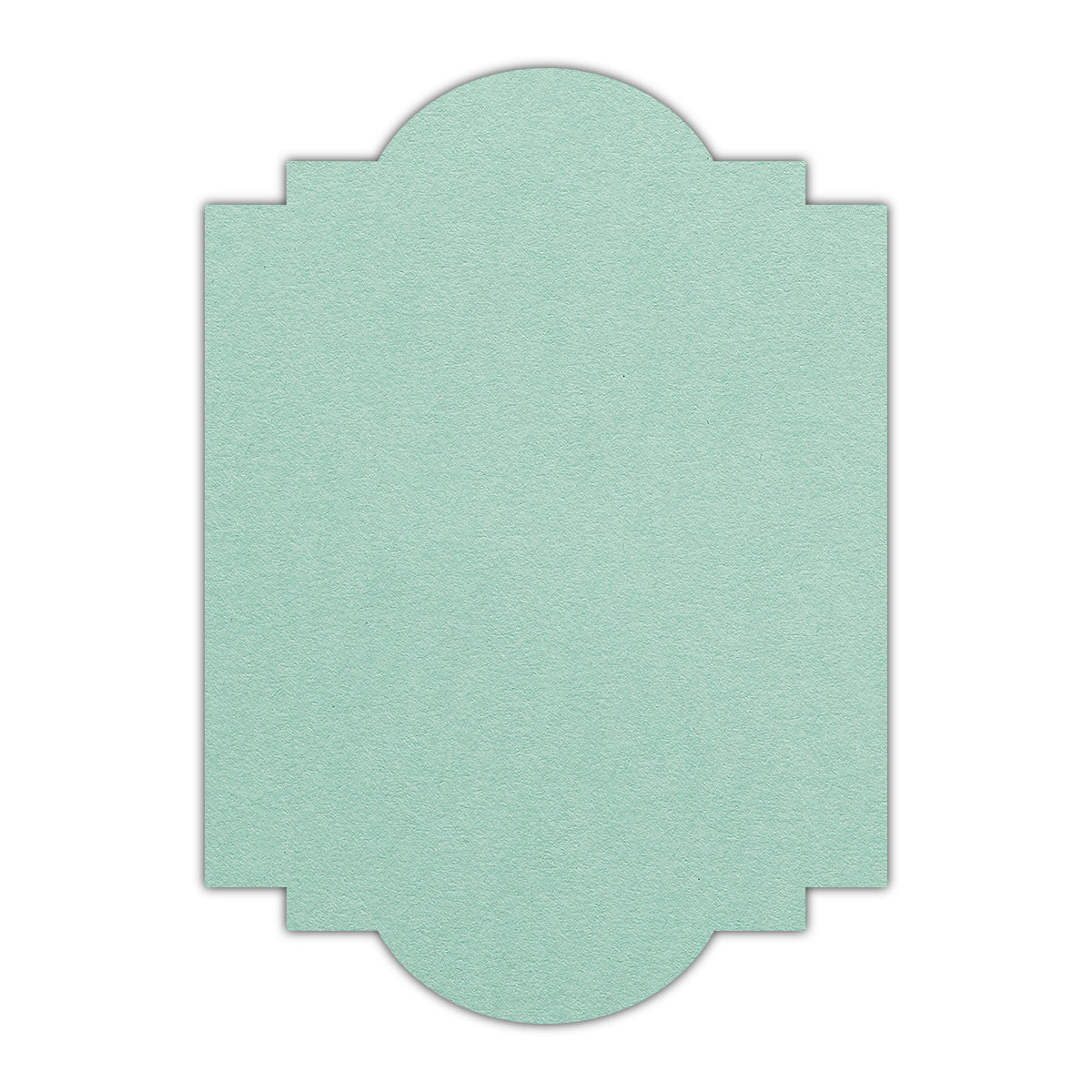 CMYK Print on Park Green Cardstock | Shape P20 | 2.5" x 3.5"