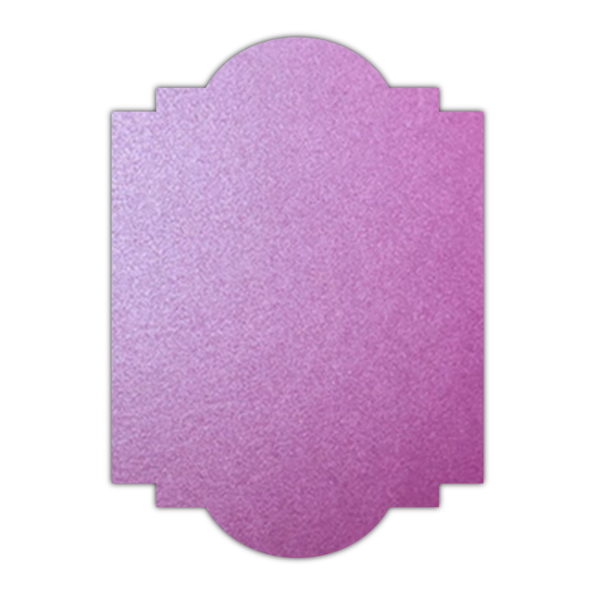 CMYK Print on Shimmer Punch Cardstock | Shape P20 | 5" x 8"